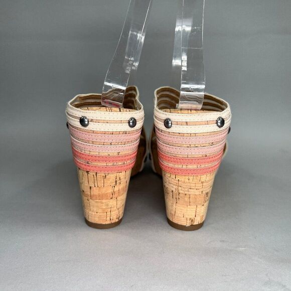 Lucky Brand Mykayla Sandals Women's Size 10 Wedge Platform Open Toe Heeled Shoes - Picture 5 of 12